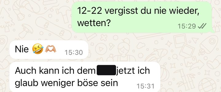 Nachricht einer Klientin zum Human-Design-Reading